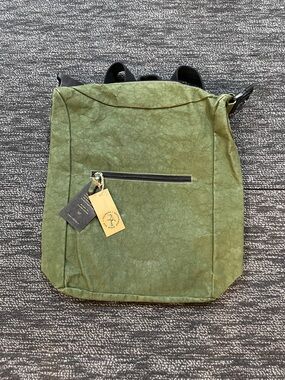 Colibries Vegan Leather Mini Green Women's Everyday Backpack